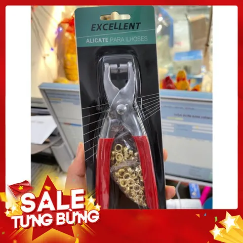 Kìm bấm tặng kèm 100 cúc bấm tiện dụng