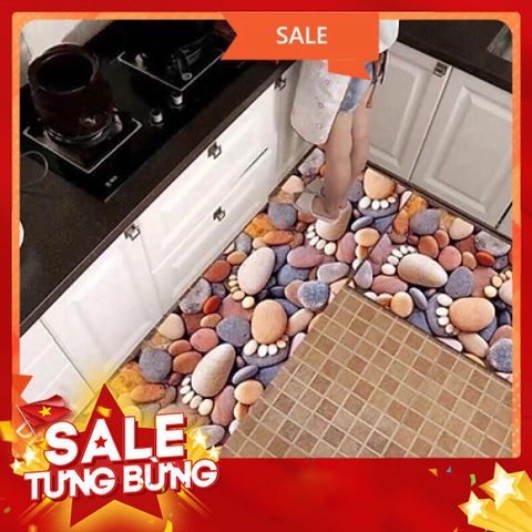 Combo 2 Tấm Thảm Lót Chân - Chống Trượt, Sang Trọng và Tiện Lợi
