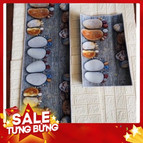 Combo 2 Tấm Thảm Lót Chân - Chống Trượt, Sang Trọng và Tiện Lợi