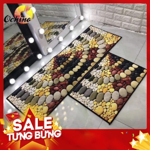 Combo 2 Tấm Thảm Lót Chân - Chống Trượt, Sang Trọng và Tiện Lợi