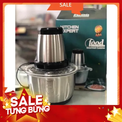 Máy Xay Thịt Cối Inox 2 Lít - Sắc Bén, Tiện Lợi Cho Mọi Nhà Bếp