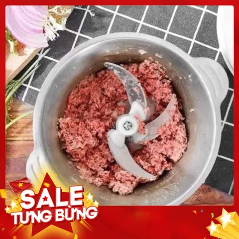Máy Xay Thịt Cối Inox 2 Lít - Sắc Bén, Tiện Lợi Cho Mọi Nhà Bếp