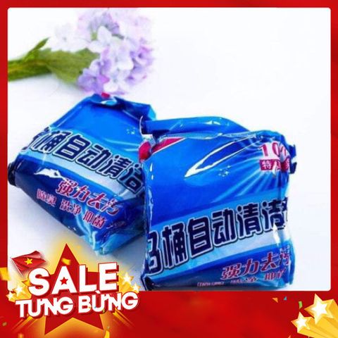 Viên thả bồn cầu xanh gói 10 viên tiện lợi khử mùi hiệu quả, tiết kiệm