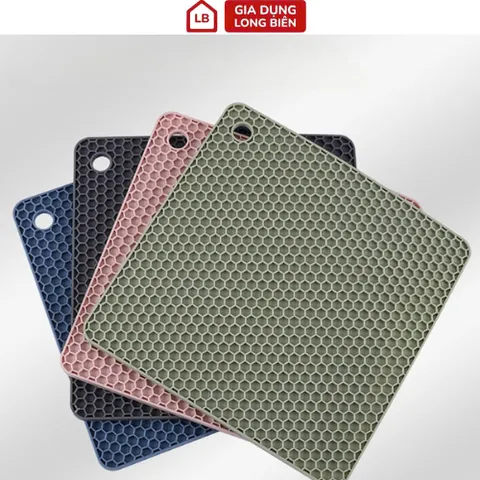 Miếng Lót Nồi Silicon Chống Nóng Chịu Nhiệt Mẫu Mới - Kích Thước 17cm, An Toàn Cho Mọi Loại Nồi