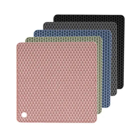 Miếng Lót Nồi Silicon Chống Nóng Chịu Nhiệt Mẫu Mới - Kích Thước 17cm, An Toàn Cho Mọi Loại Nồi