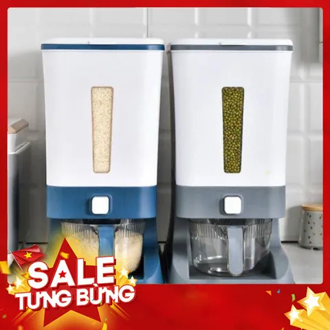 Thùng Đựng Gạo Việt Nhật 10kg - An Toàn, Tiện Lợi và Bảo Quản Thực Phẩm Tốt Nhất