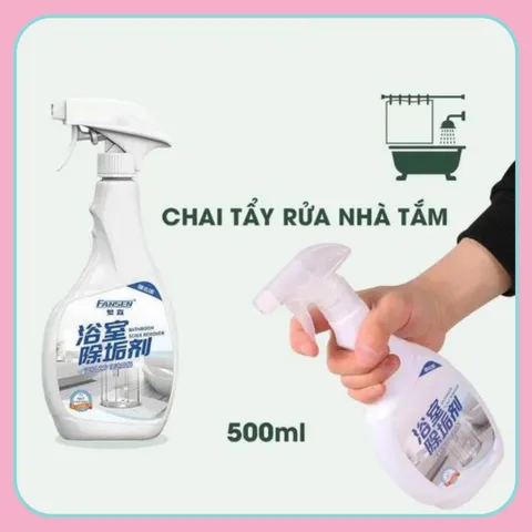 Chai xịt tẩy rửa nhà bếp, nhà tắm, tẩy canxi vôi 500ml