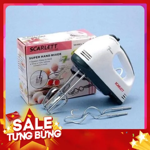 Máy Đánh Trứng Cầm Tay - Đánh Bông Nhẹ Nhàng - Dễ Dàng Sử Dụng