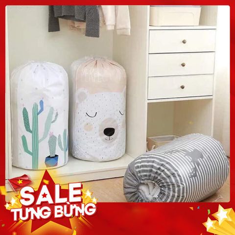 Túi Đựng Chăn Ga Dây Rút Siêu Tiện Lợi - Giải Pháp Tổ Chức Không Gian Hoàn Hảo