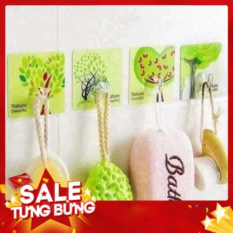 Móc Dính 3D Siêu Chắc (Set 10 Cái) - Giải Pháp Treo Đồ Tiện Lợi