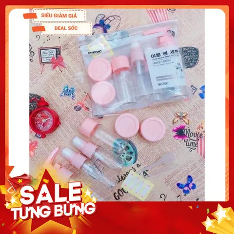 Bộ Chiết Mỹ Phẩm 6 Món Du Lịch - Tiện Ích Cho Mọi Chuyến Đi
