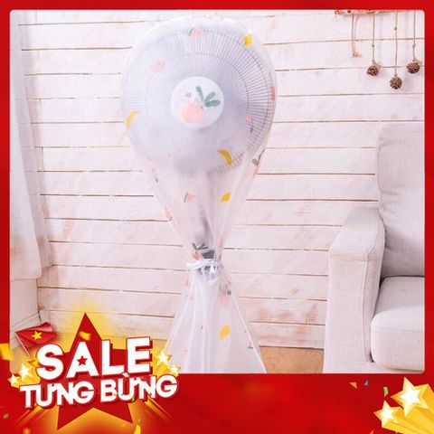 Bọc Quạt Cây Chống Bụi Chùm To Rộng - Mẫu Mới Tiện Lợi