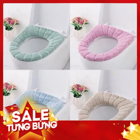 Lót Nỉ Bồn Cầu - Thảm Vệ Sinh Chống Trượt, Ấm Áp và Thoải Mái