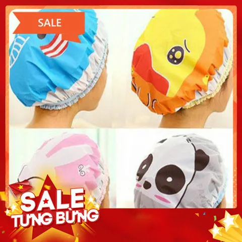 Mũ chụp tóc khi tắm bảo vệ tóc khỏi nước và hóa chất trong quá trình tắm, rửa mặt