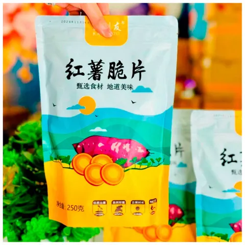 [Combo 3 Gói] Khoai Lang Mật Sấy Giòn KAILIYOU Nội Địa Trung - Khoai Lát Mỏng Siêu Giòn, Đồ Ăn Vặt Healthy (3x250g)