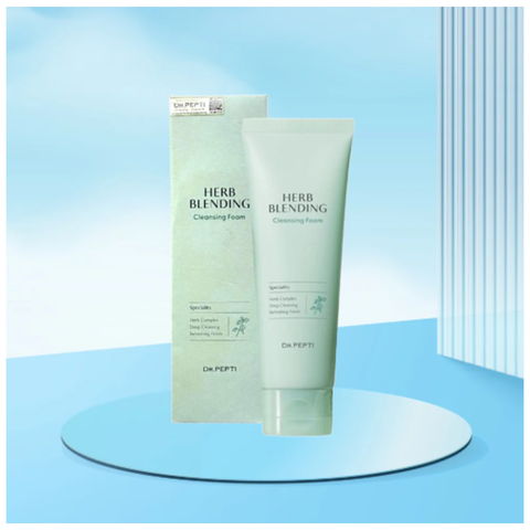 Sữa Rửa Mặt Trà Xanh DR.PEPTI Herb Blending Cleansing Foam 110ml Cận Date (HSD:26/10/2026)