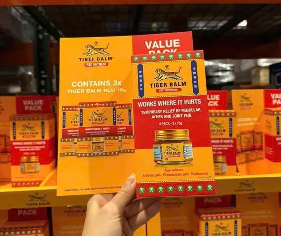 Dầu Cù Là Tiger Balm Hũ 18g Hỗ Trợ Massage Thư Giãn Cơ Thể
