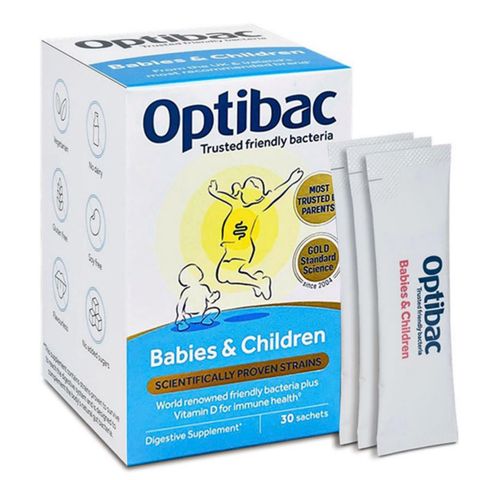 Men Vi Sinh Optibac Babies & Children [Hộp : 30 gói] - SP Chuẩn UK