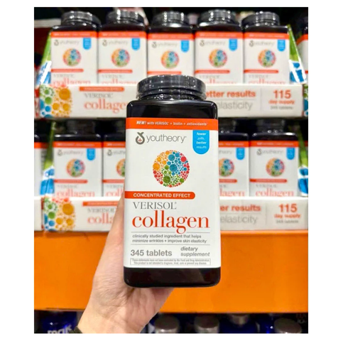 Collagen 345 viên collagen Youtheory Advanced Type 1,2&3