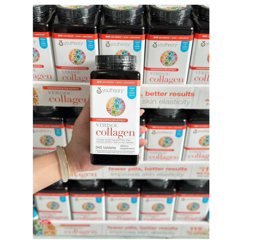 Collagen 345 viên collagen Youtheory Advanced Type 1,2&3