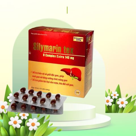 Giải độc gan Silymarin, hộp 100 viên , giúp bảo vệ gan tăng cường chức năng gan men gan cao,DP