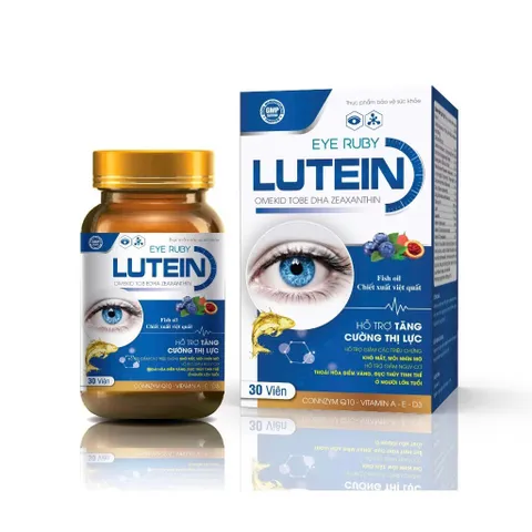 Viên uống bổ mắt Eye Ruby Lutein Omekid Tobe DHA Zeaxanthin (Hộp 30 viên) Hỗ trợ giúp tăng cường thị lực