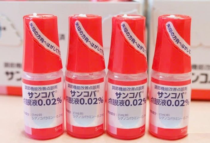 Thuốc Nhỏ Mắt Sancoba 0.02% 5ml Nhật Bản Chính Hãng | Hỗ Trợ Làm Dịu Mắt, Giảm Mỏi Mắt Cho Người Dùng Máy Tính