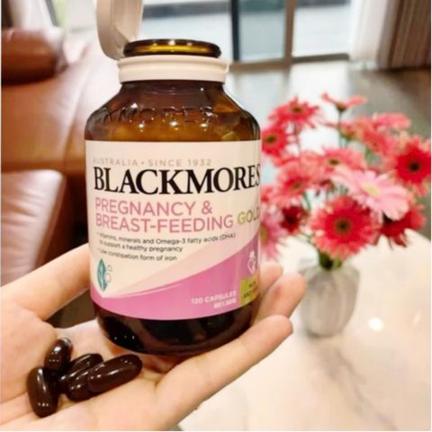 Vitamin Tổng Hợp Blackmores Pregnancy & Breastfeeding Gold - Dinh Dưỡng cho Mẹ Bầu & Mẹ cho Con Bú - Hỗ Trợ Sự Phát Triển cho Thai Nhi