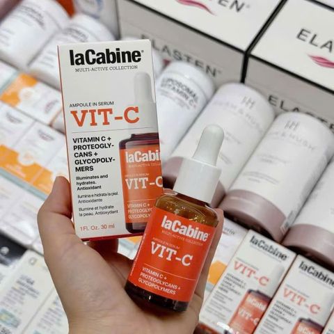 Tinh Chất Làm Sáng Da Ngăn Ngừa Oxy Hóa LaCabine Vit-C 30ml [hàng nhập khẩu]