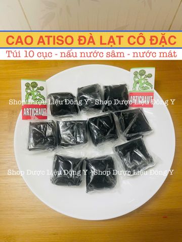 Cao Atiso cô đặc 1 gói ( 10 viên nhỏ) - Nấu Nước Sâm - Nước Mát