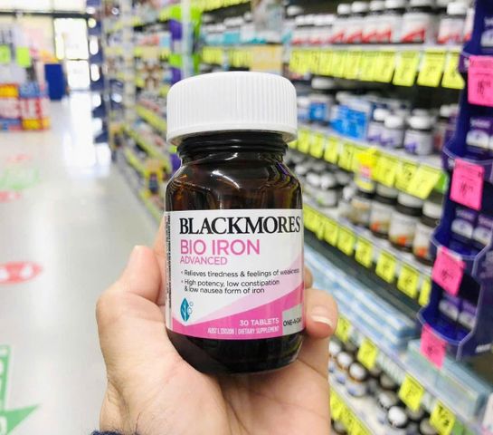 Viên Bổ Sung Sắt Blackmores Bio Iron Advanced 30 viên - Cải Thiện Hấp Thu Sắt - Tăng Cường Năng Lượng & Hỗ Trợ Thai Kỳ Khỏe Mạnh - S/P Chuẩn Úc