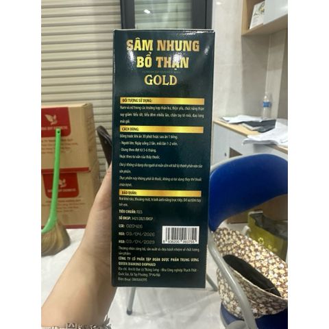 Viên uống Sâm nhung bổ thận Cordycep Cyster Max Gold hỗ trợ bổ huyết tăng lực bổ thận cho cả nam và nữ chính hãng 30v