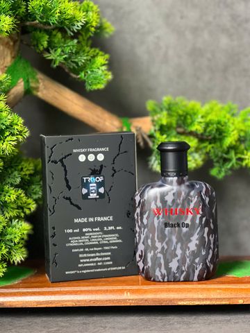 [Đã mở nilong] Nước hoa nam Evaflor Whisky Black Op Eau de Toilette (EDT) 100ml