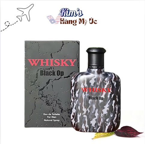 [Đã mở nilong] Nước hoa nam Evaflor Whisky Black Op Eau de Toilette (EDT) 100ml