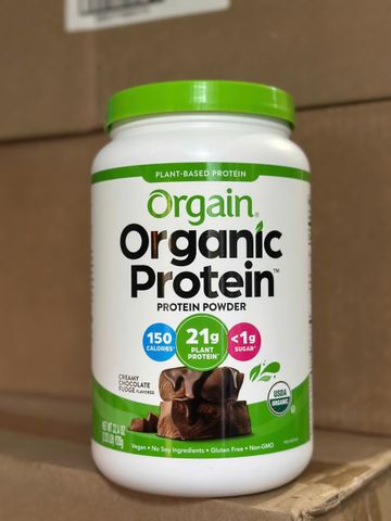 Bột Protein Hữu Cơ Orgain Organic Protein 920g - 21g Protein Thực Vật [Vegan] - Hàng nội địa USA