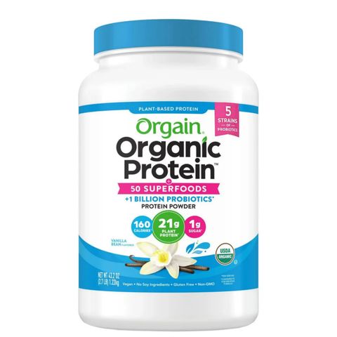 Bột Protein Hữu Cơ Orgain Organic Protein 1.22 kg - 21g Protein Thực Vật [Vegan] - Hương Vanilla Bean & Chocolate - Hàng nội địa USA