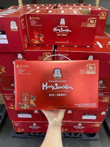 Hồng sâm nước Hàn Quốc 6 năm tuổi Hong Sam Won Cheong Kwan Jang mua tại Costco Mỹ
