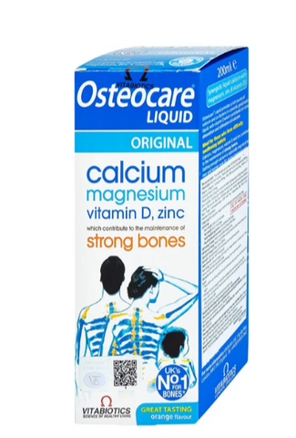 Siro bổ sung canxi khoáng chất chắc xương khoẻ khớp Vitabiotics Osteocare Liquid (200ml)