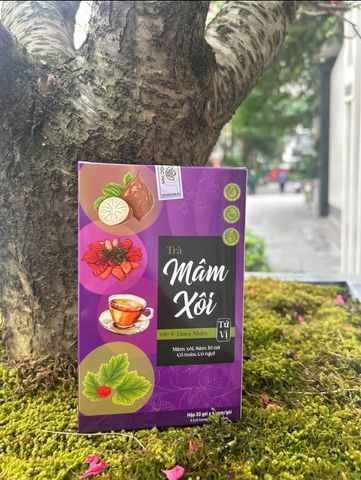 combo 2 hộp trà mâm xôi tứ vị nhà mộc tâm 
