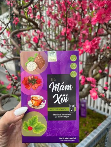 combo 3 hộp trà mâm xôi tứ vị nhà mộc tâm 