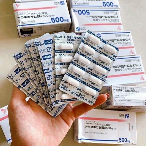 Viên Uống Trắng Da Sạch Nám Transamin 500mg – Giúp Mờ Nám, Trắng Da Hiệu Quả, Nhật Bản, Hộp 100 Viên 771668