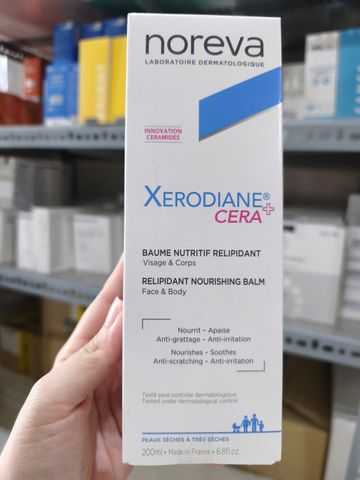 Kem Dưỡng Ẩm Phục Hồi Cho da rất Khô -Viêm da cơ địa Noreva Xerodiane CERA+ Relipidant Nourishing Balm 200ml