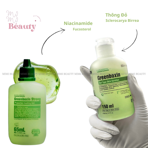 CONAPIDIL GREENBOXIN STRONG: Tinh Chất Phục Hồi & Làm Dịu Kích Ứng Da 300ML