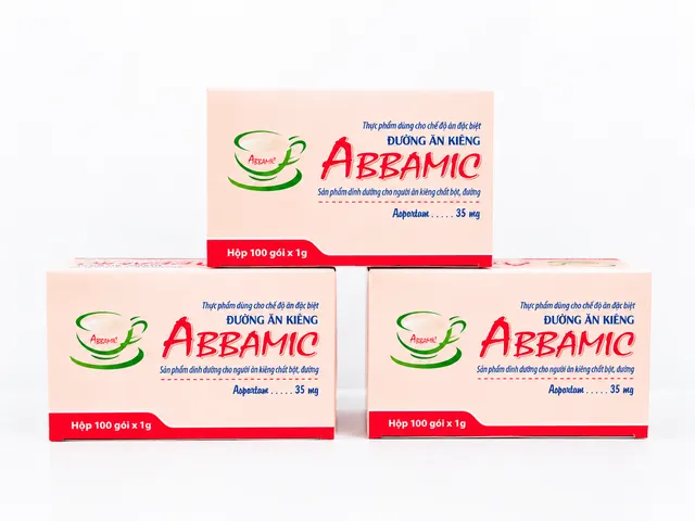 COMPO 3 HỘP ĐƯỜNG ĂN KIÊNG ABBAMIC DÀNH CHO NGƯỜI TIỂU ĐƯỜNG VÀ NGƯỜI GIẢM CẨN HỘP 100 GÓI