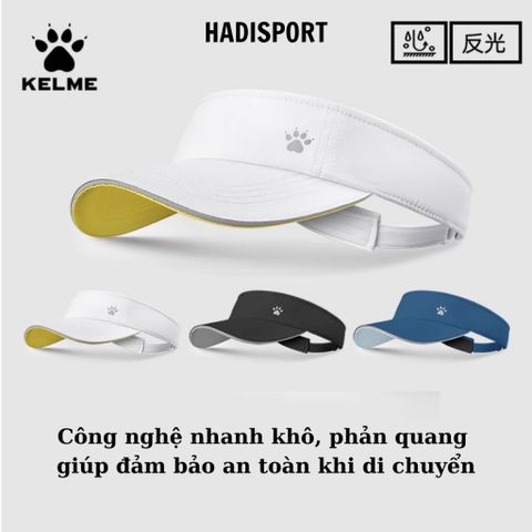Mũ chống nắng mũ thể thao mũ chạy bộ Kelme nhẹ, chống tia UV mũ tennis thể thao mũ pickleball