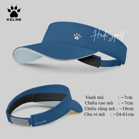 Mũ chống nắng mũ thể thao mũ chạy bộ Kelme nhẹ, chống tia UV mũ tennis thể thao mũ pickleball