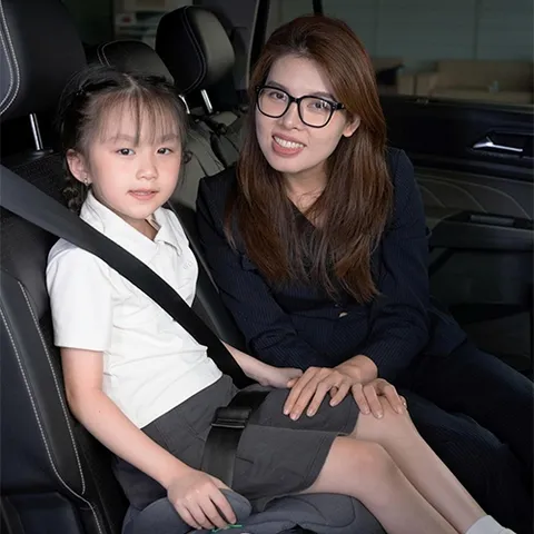 Ghế ô tô cho bé từ 6-12 Tuổi Chuẩn i-Size R129 BABYRO BOOSTER (G102A) - KHÔNG ISOFIX