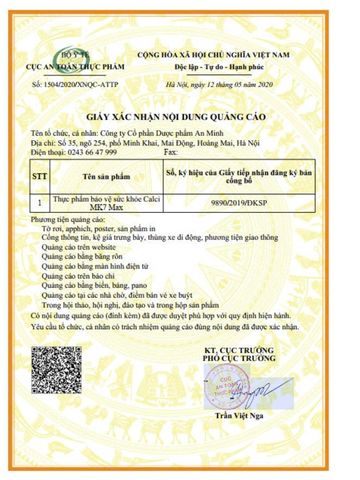 Viên Uống Bổ Sung Canxi Tảo Biển Đỏ Calci Mk7 Max - Hỗ Trợ Sức Khỏe Xương Khớp Vitamin D3, K2 - 60 Viên