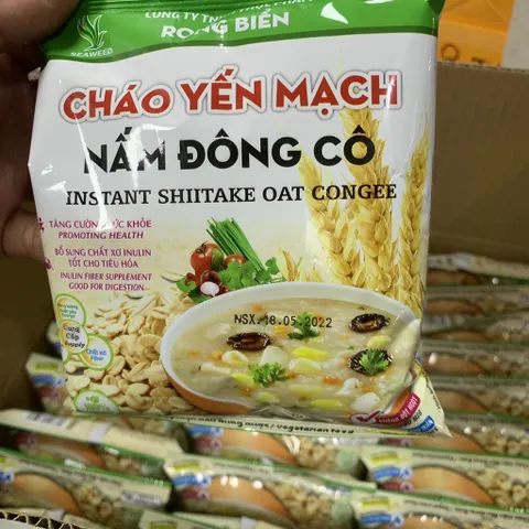 Cháo yến mạch nấm đông cô gói 50g - Chay