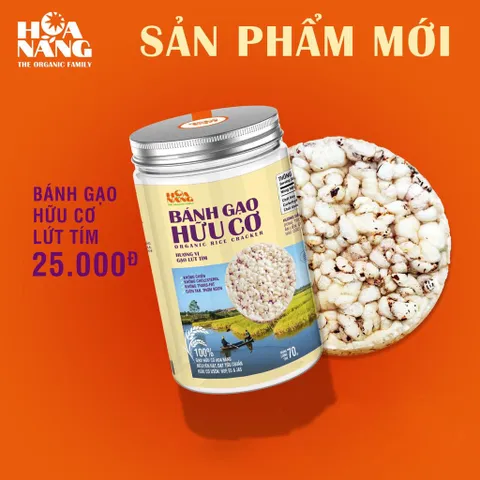 Bánh Gạo Hữu Cơ Hoa Nắng hủ 70g